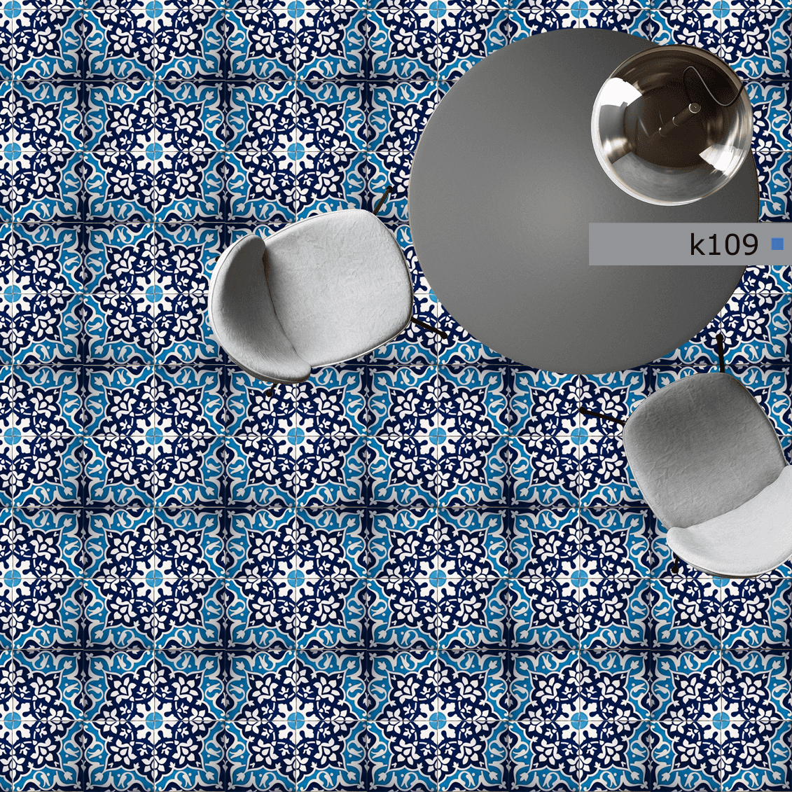 کاشی مدل K60 - طرح چین کهن